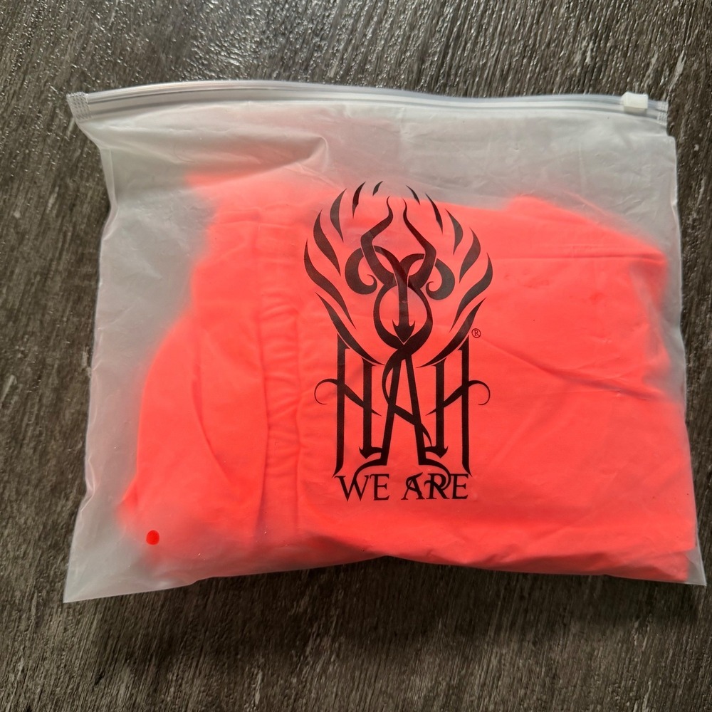 We Are HAH Free People One Piece Swimsuit Womens XS Neon Orange Tie Plunge Neck - Picture 2 of 5